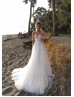 Sweetheart Neck Beaded Lace Tulle Structured Wedding Dress Sweetheart Neck Beaded Lace Tulle Structured Wedding Dress